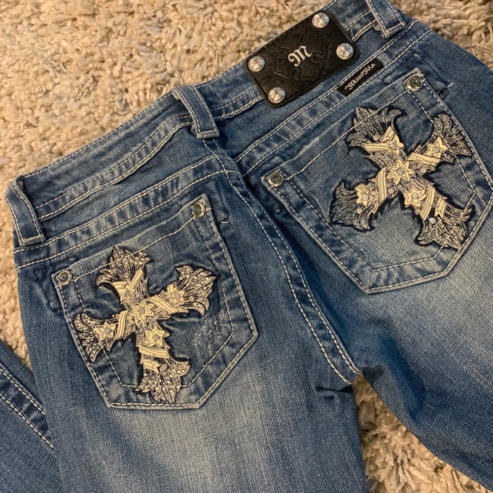 Miss Me Boot Cut Jeans - Picture 3 of 7